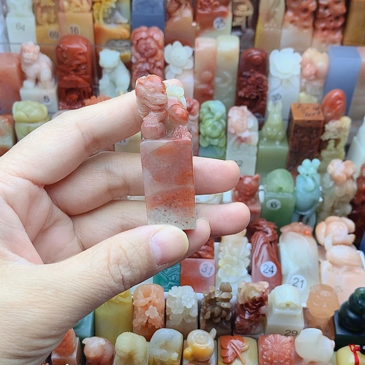 昌化石印石名章定制