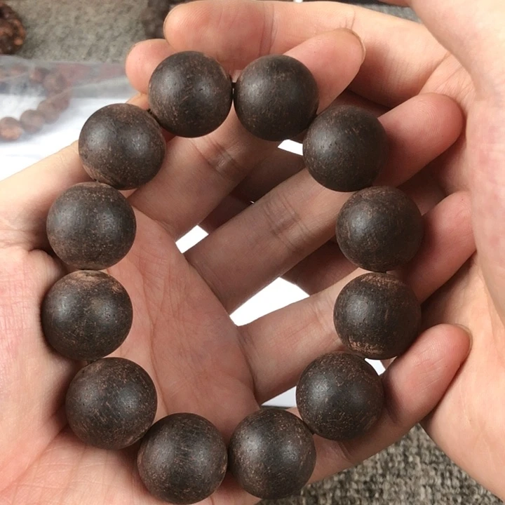 降真香手串/手链2.0莺歌绿棋楠60g东枝土埋沉水