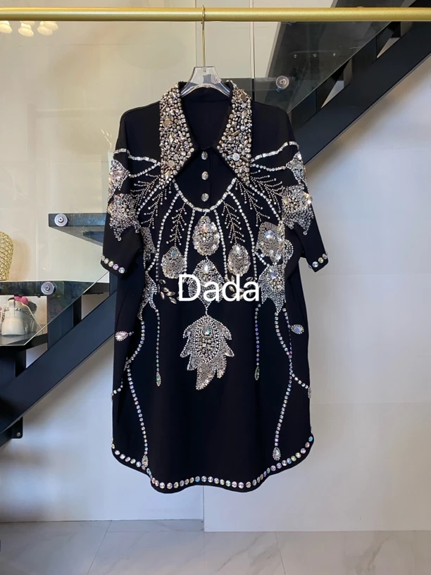 Dada设计款新款重工个性款休闲时尚百搭宽松短袖T恤C12276