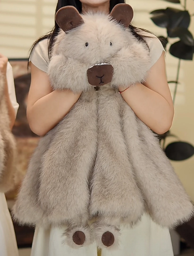 【壹心童品】卡皮巴拉简尼熊2025冬款设计师原创套装JNX5063