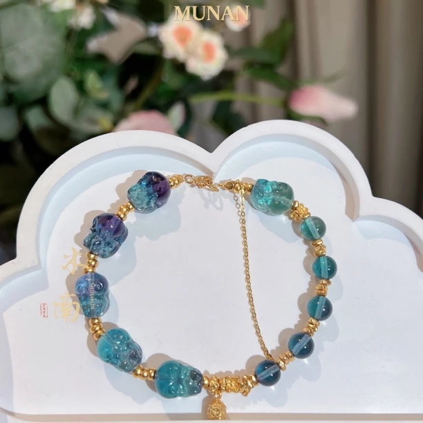 925银手链 貔貅925银手链 原创设计 手工雕刻