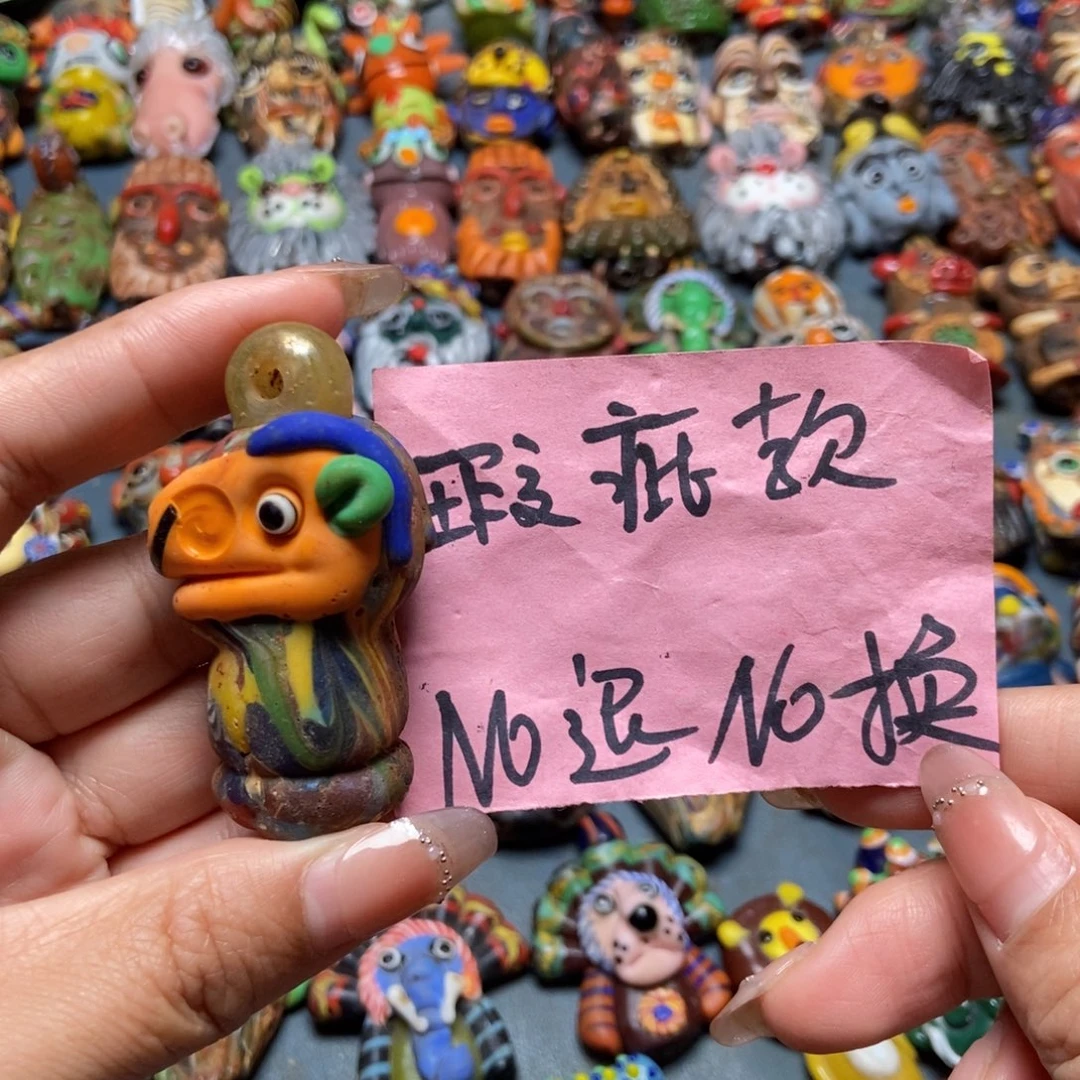 琉璃颈饰印度尼西亚微瑕no退换