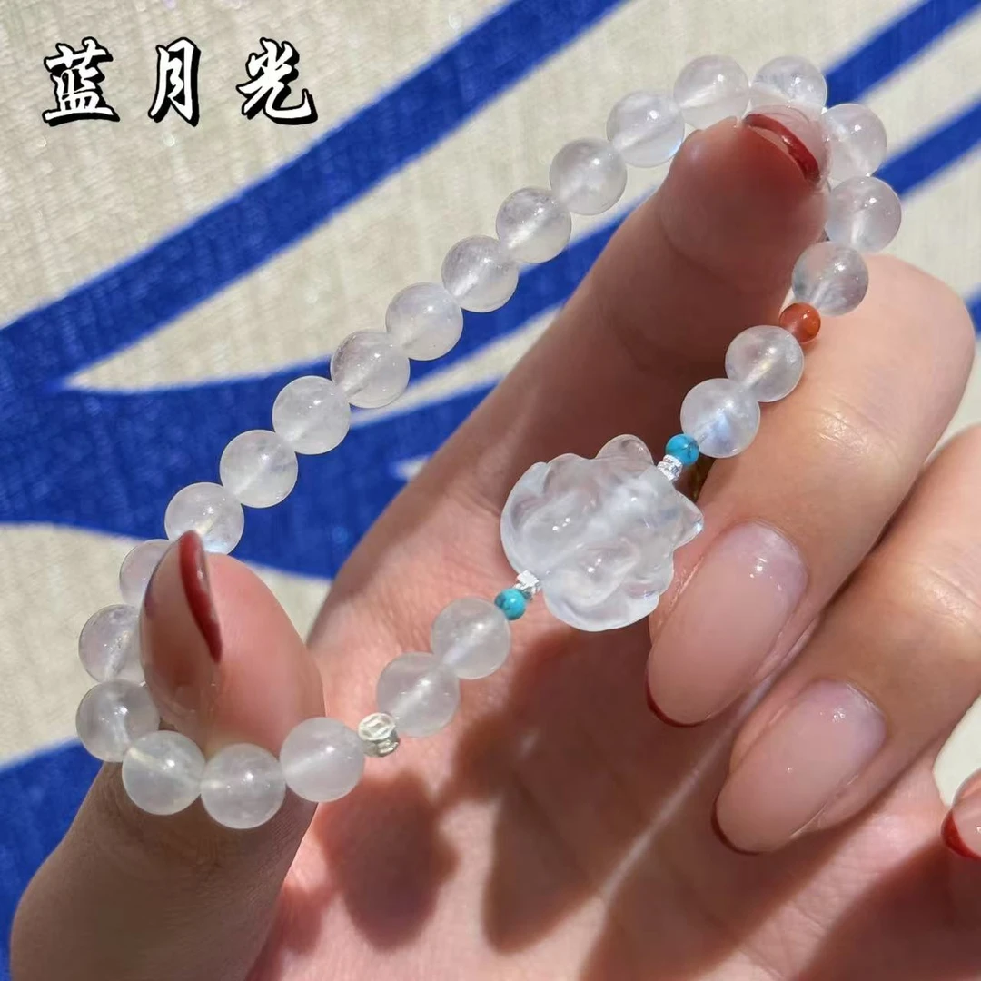【十六珠宝】做个美梦｜月光石6mm设计款AT114多样性发一