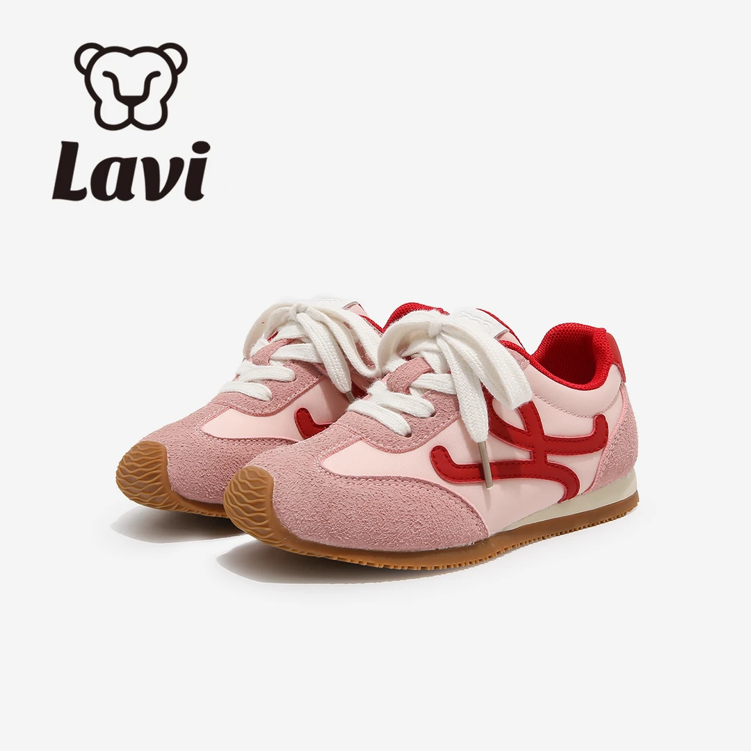 LAVI亲子鞋韩版德迅鞋春季新款潮流防滑小白鞋学生校园休闲板鞋