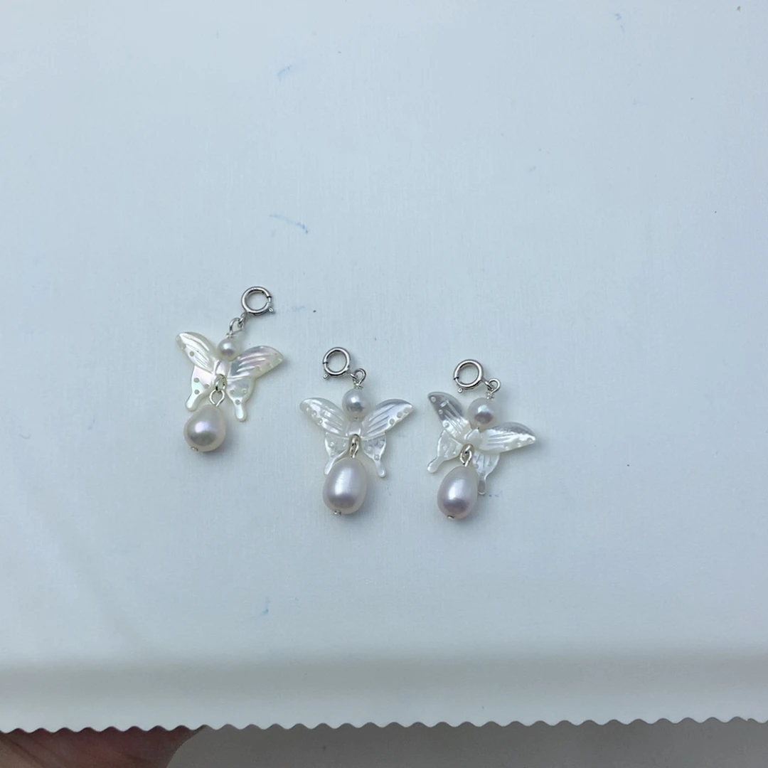 合金淡水珍珠吊坠(不含链)