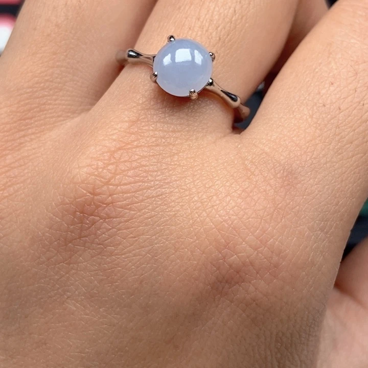 翡翠未镶嵌戒指戒指