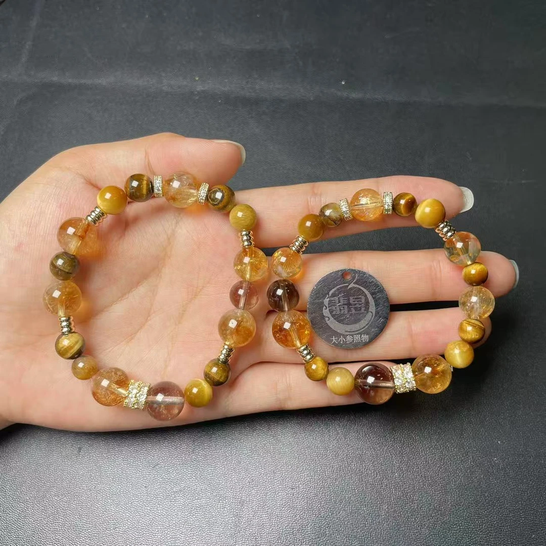 翡昱-N16-66578-水晶手串/约7-10+/约17颗/-多样性发其一