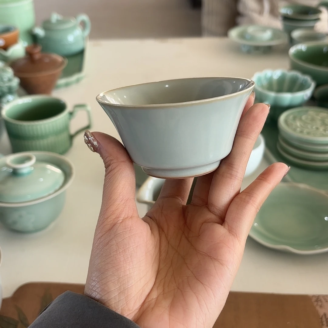 小米茶器龙泉云间青瓷