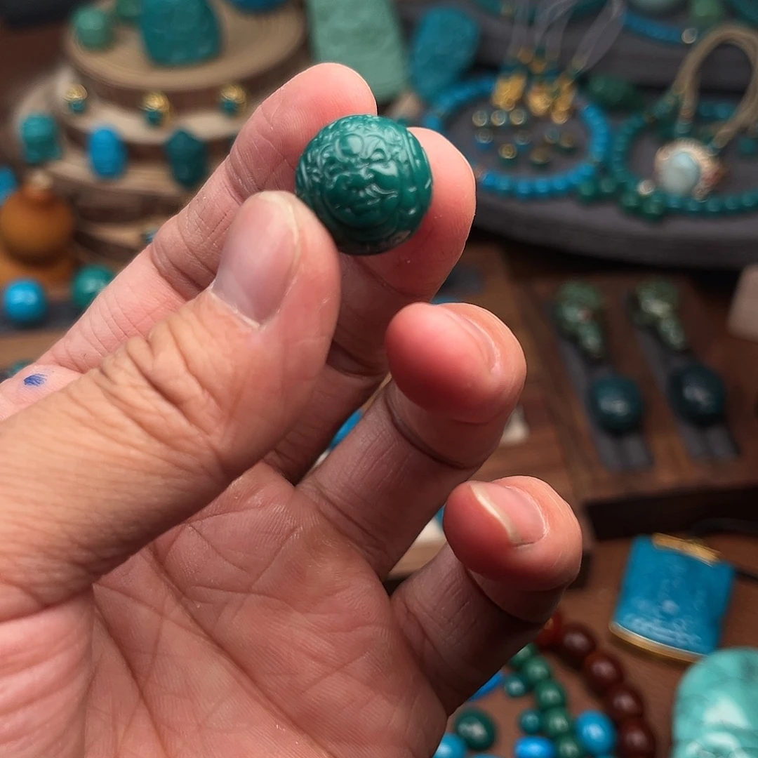 绿松石未镶嵌手串