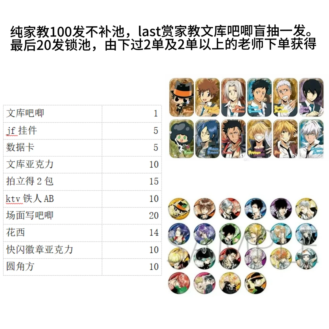 【纯家庭教师】100发不补池转盘盲盒（默认代拆）