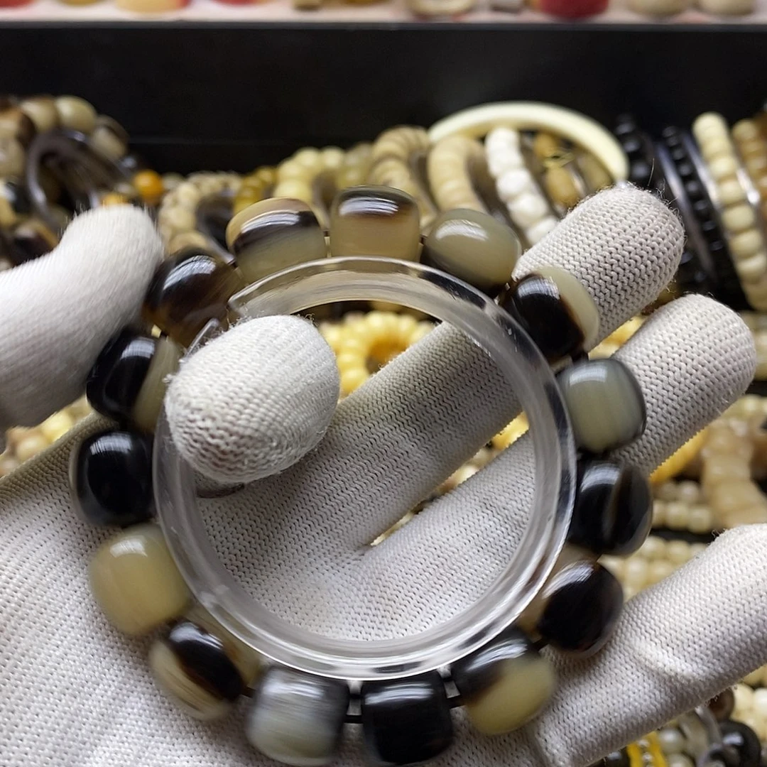 会***父牛骨手串/手链精美人工养殖牛角