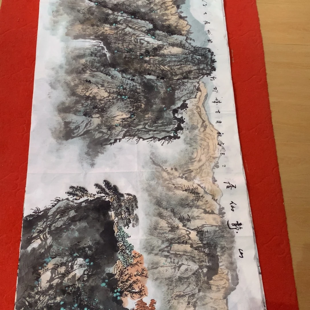 用***5国画胡河明老师作品