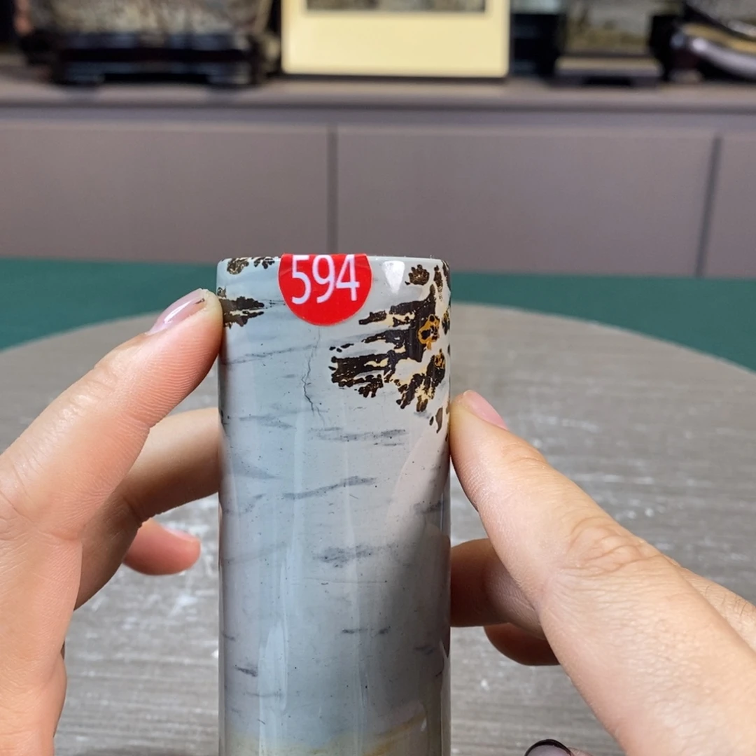 石材广西国画石草花石