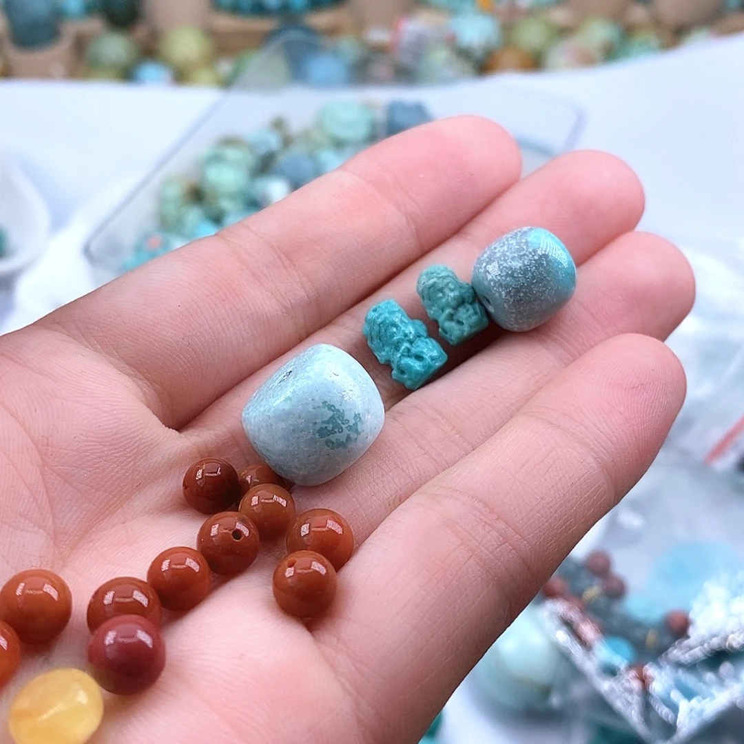 未镶嵌南红玛瑙珠宝半成品