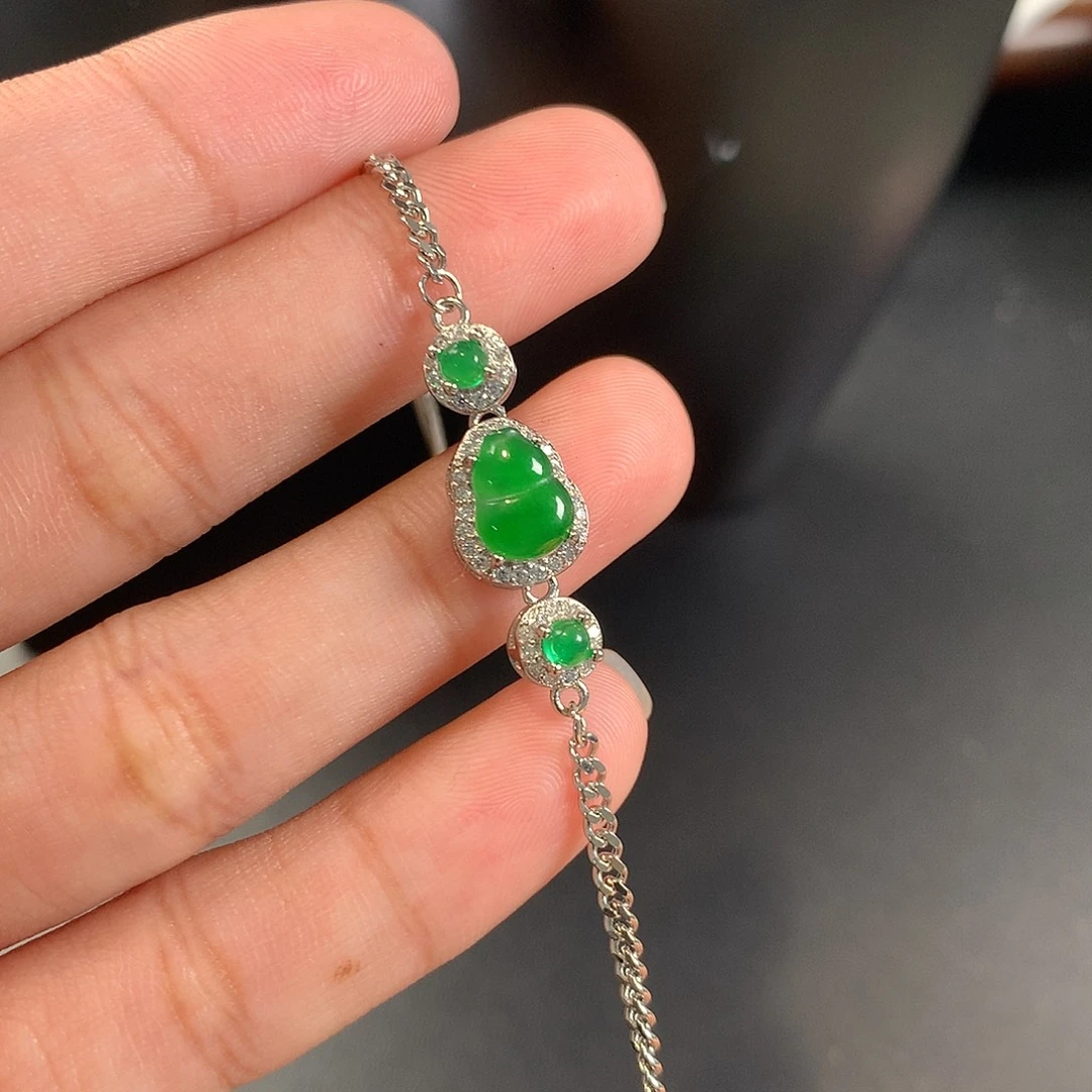 翡翠未镶嵌手链手链