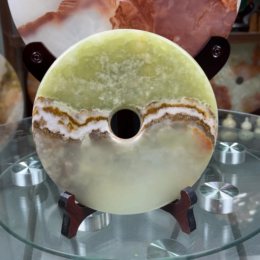 玉首单福利平安扣摆件直径16cm