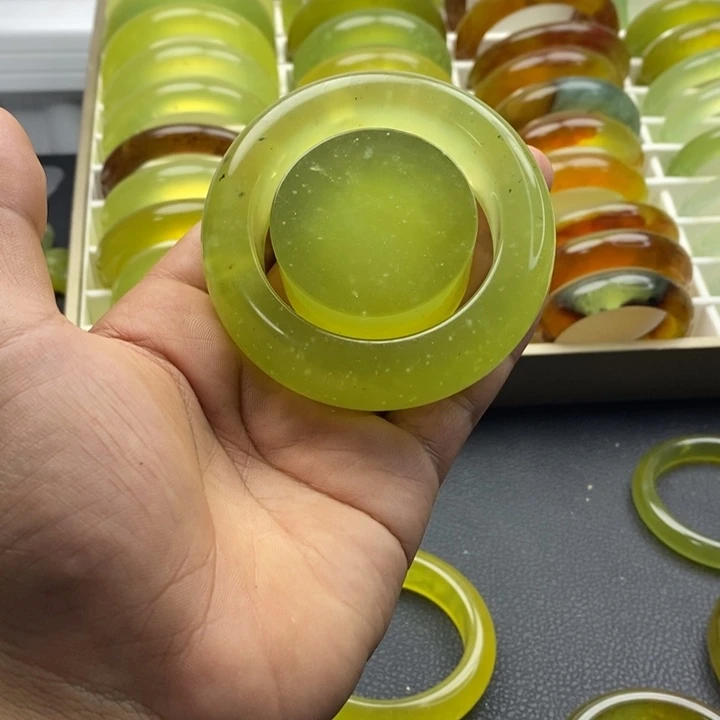 蛇纹石玉合金珠宝半成品54