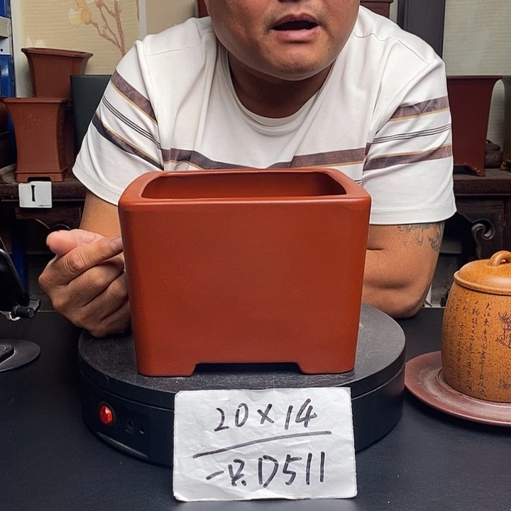 紫砂花盆货号一只D511