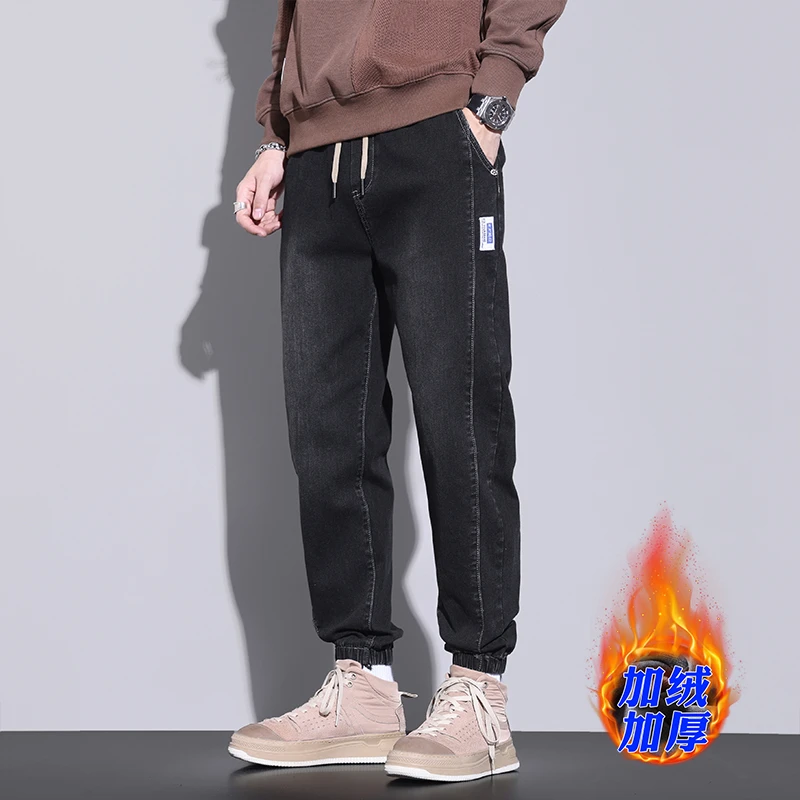 CANELIN KISKHA2024秋冬新款男士牛仔裤轻奢潮流百搭修身四色可选