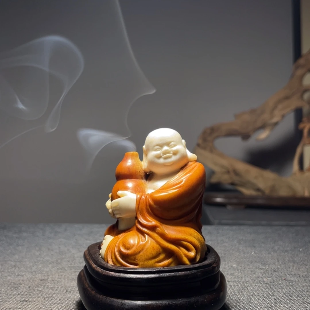 跑***快木鹿角工艺品香炉
