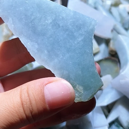 散珠翡翠边角料29