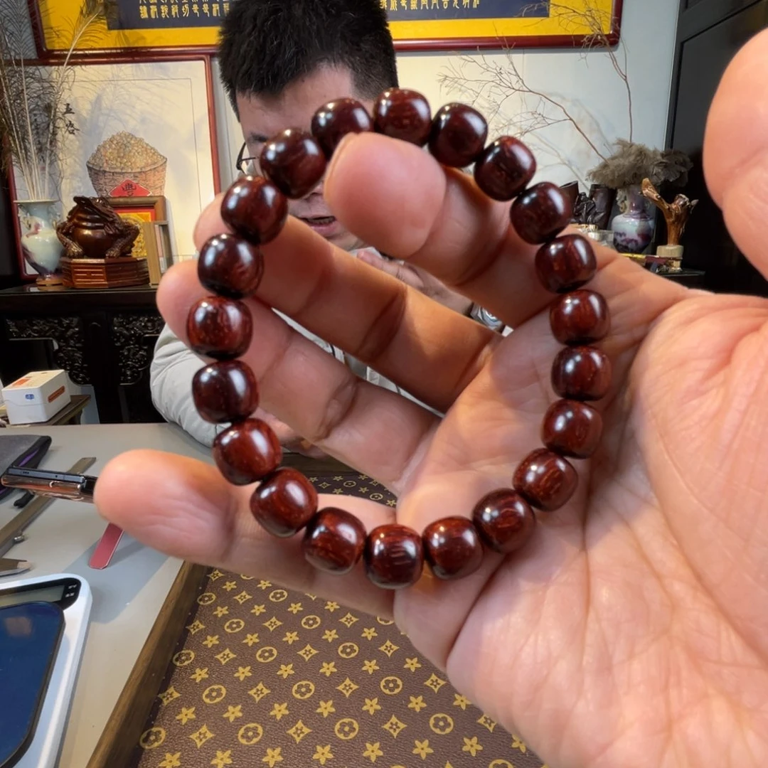 檀香紫檀（小叶紫檀）0910单圈顶泥玉化琴料满星172号