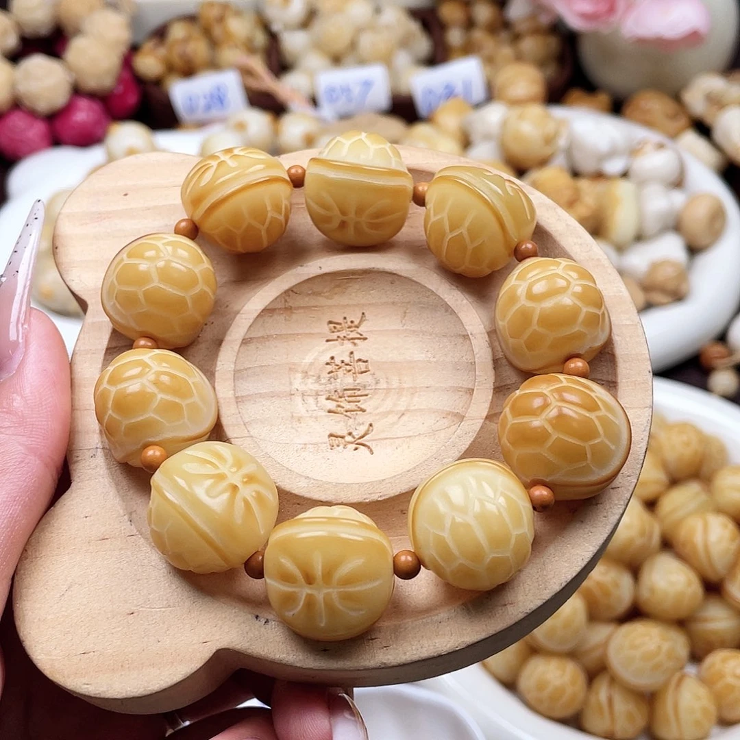 吊坠白玉菩提一串成品c