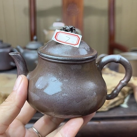 戬谷龙窑柴烧茶壶7