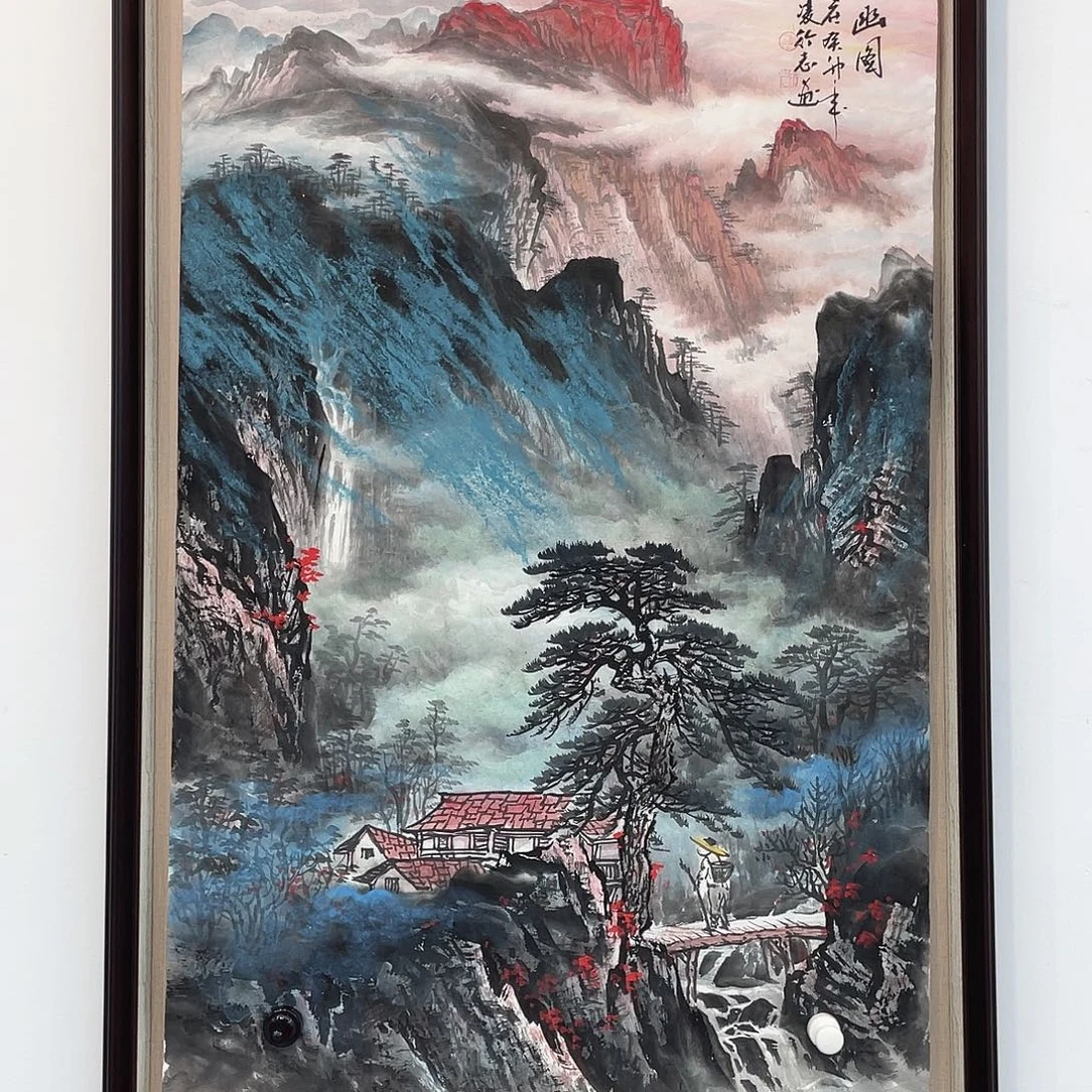 国画凌行志老师手绘国画精品