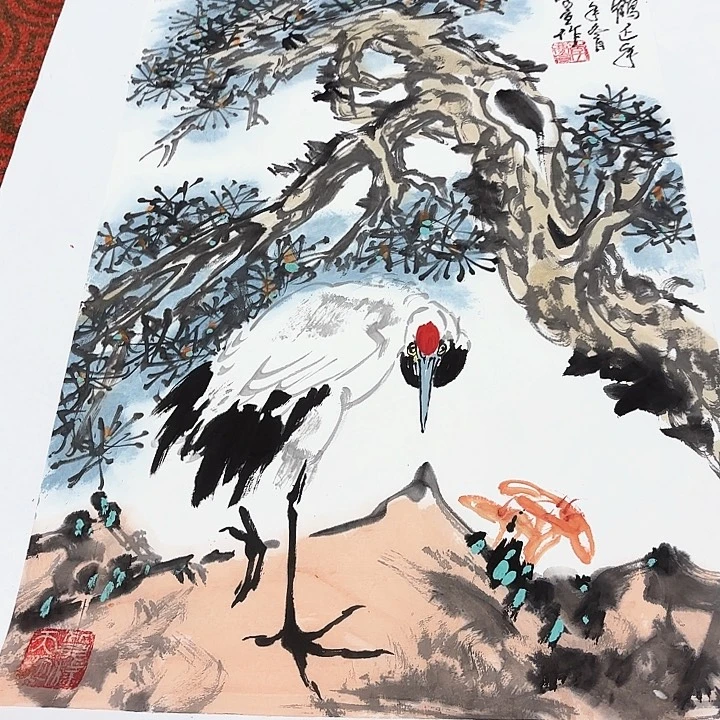 国画李庆宣老先生去伪存真原作
