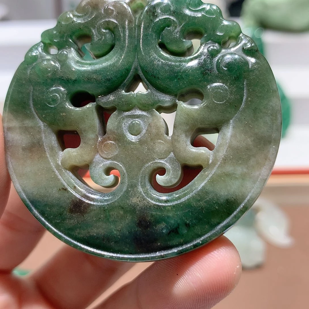 独山玉挂件未镶嵌