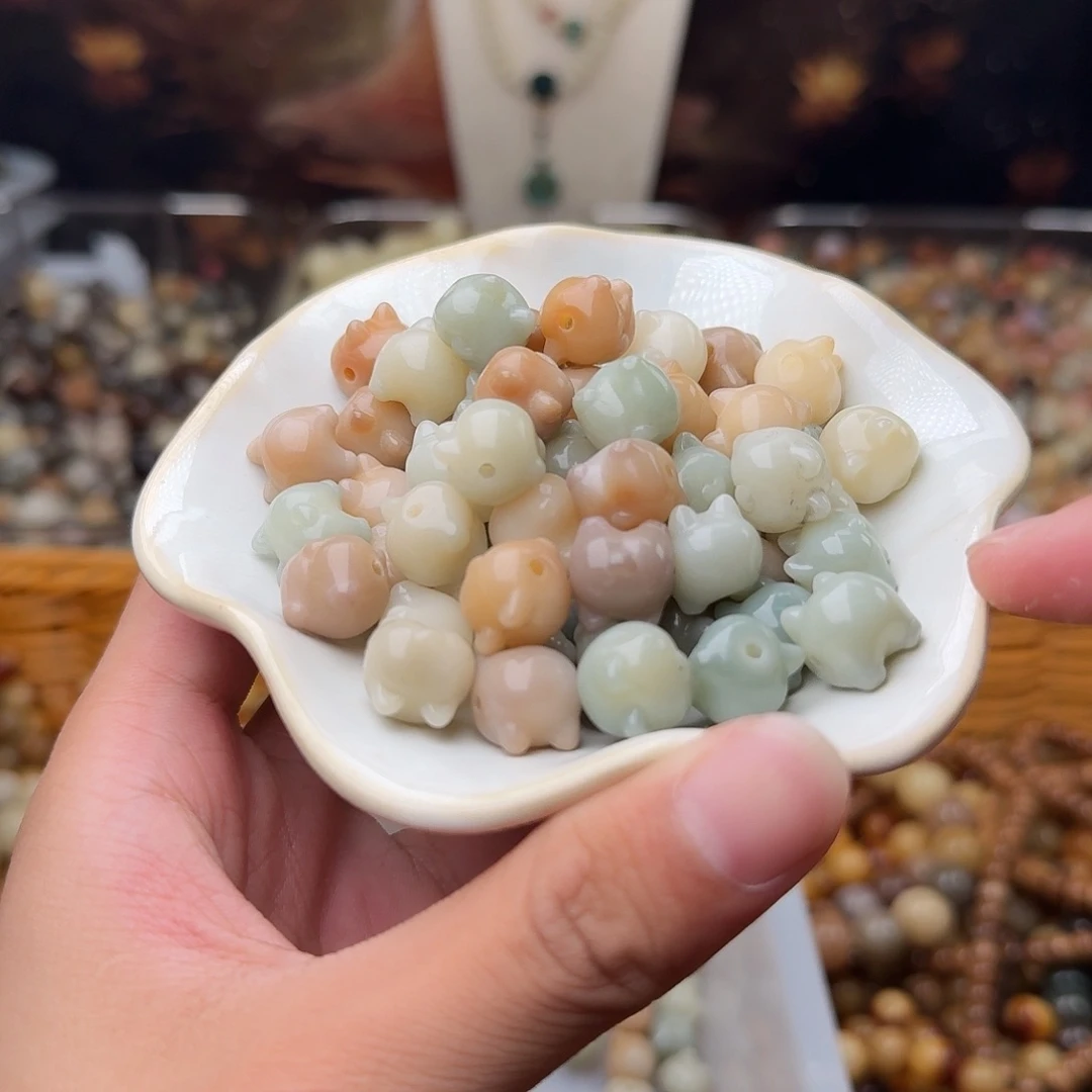 菩提根/象牙果吊坠20颗冰淇凌柯基12