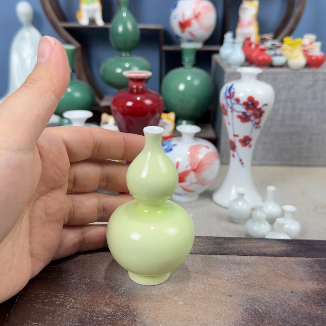 陶瓷手工小花器摆件