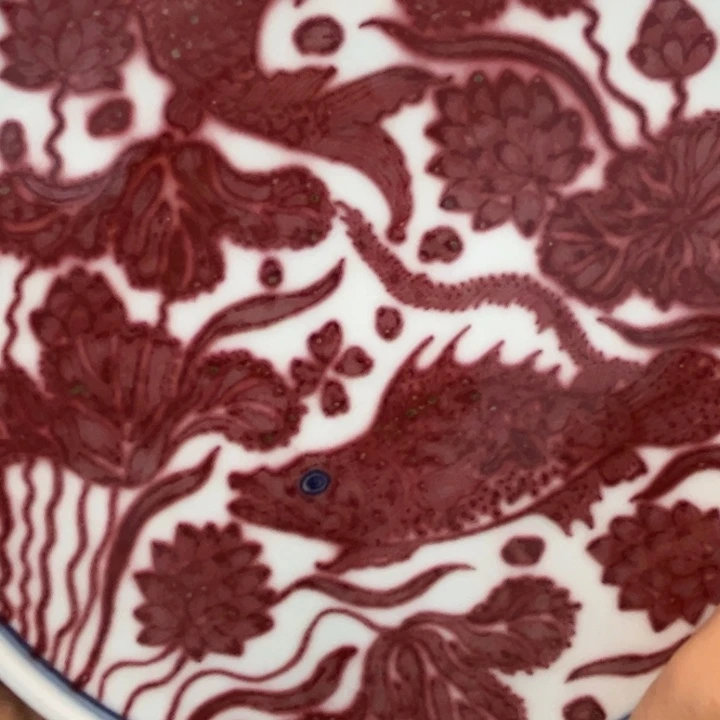 莎**主景德镇陶瓷釉里红