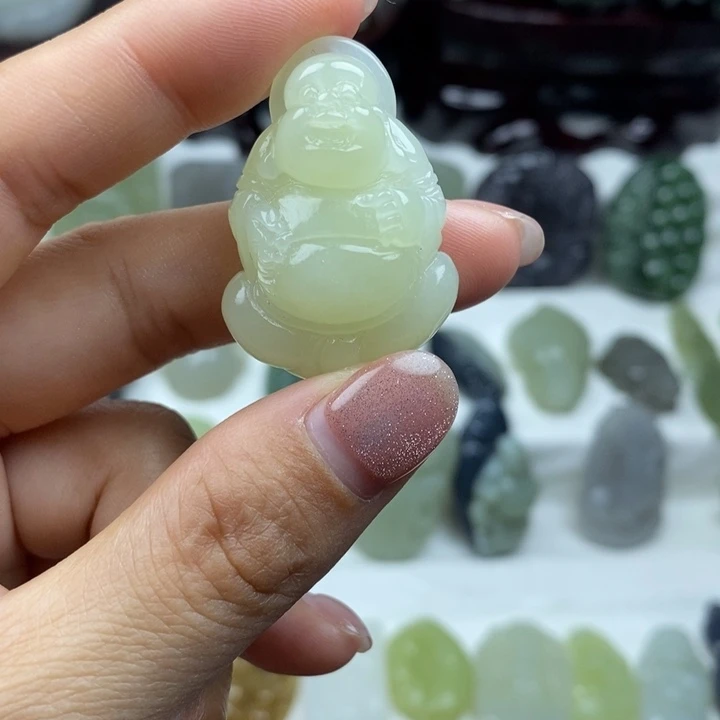 和田玉未镶嵌颈饰25