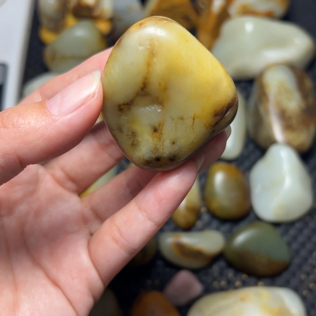 和田玉未镶嵌挂件A65