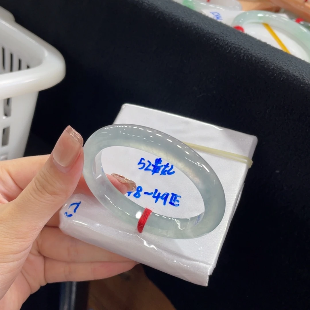 翡翠手镯未镶嵌52 贵妃 玻璃蓝刚
