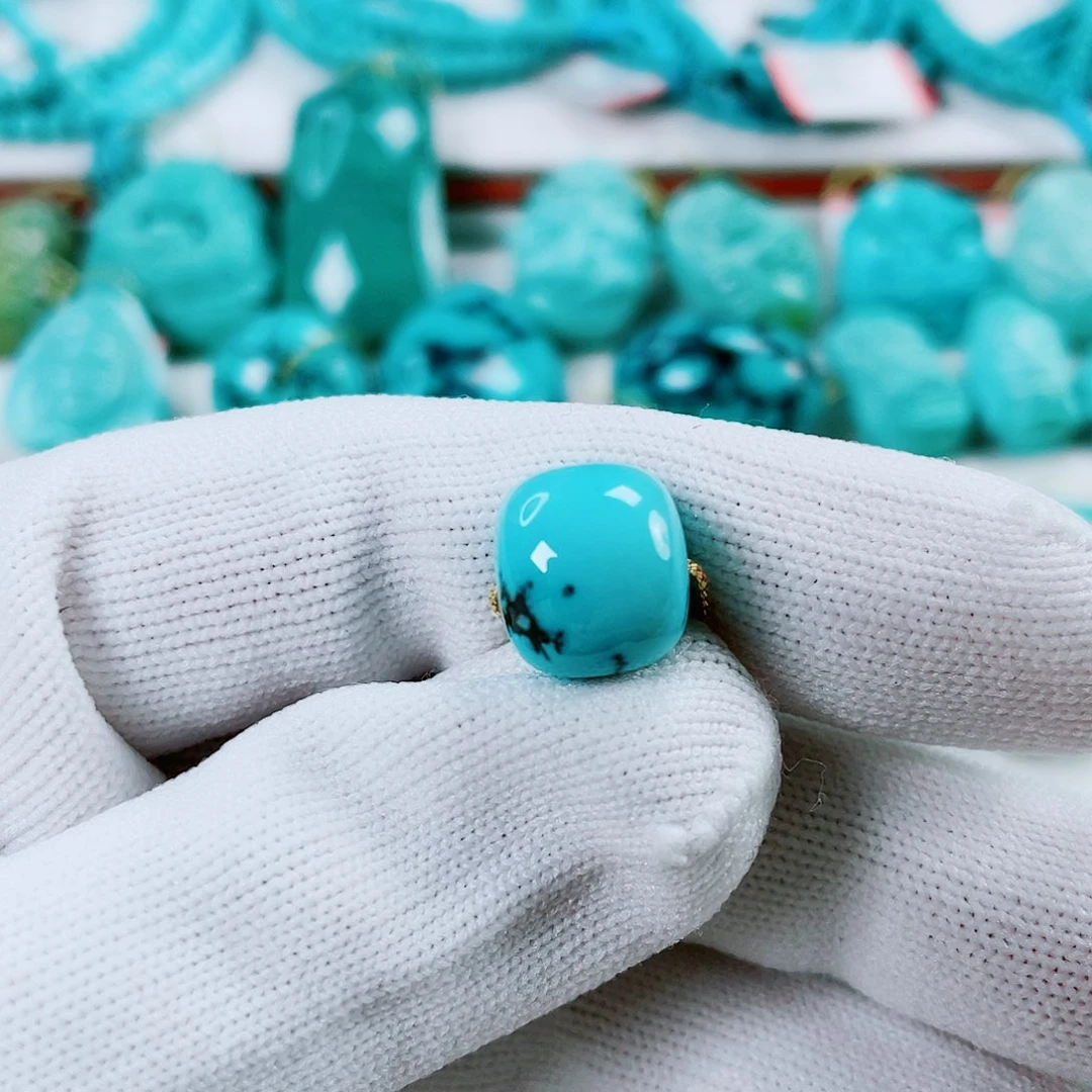 绿松石未镶嵌车挂