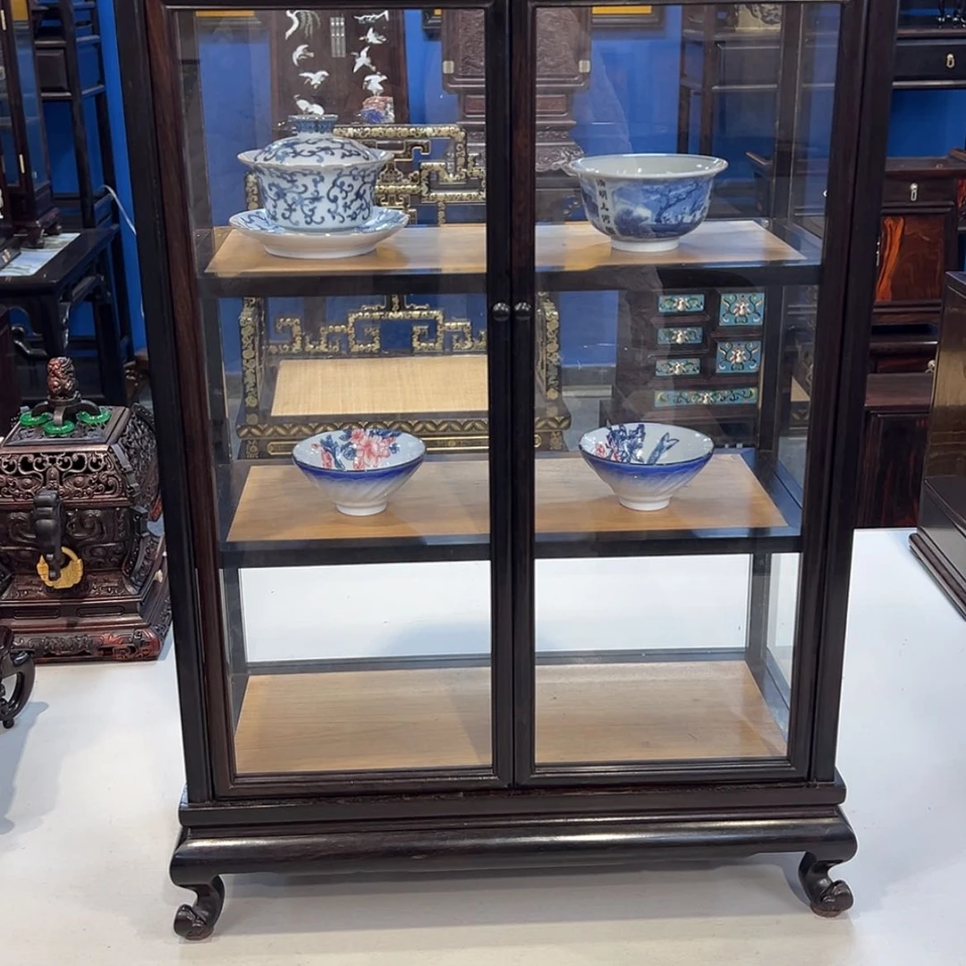 【闪购商品】乌木类成套家具玻璃柜
