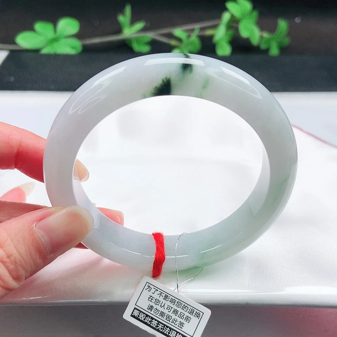 未镶嵌手镯翡翠58圈