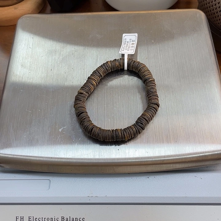 如***院沉水片片珠手串9.4克