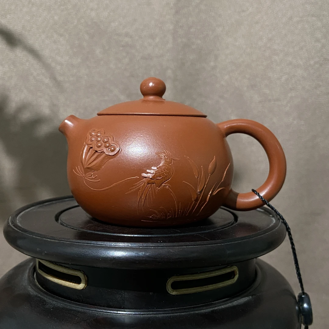 宜兴手工紫砂陶 茶壶GS3364-16