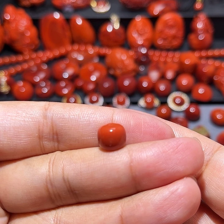 南红玛瑙未镶嵌配饰老型9mm