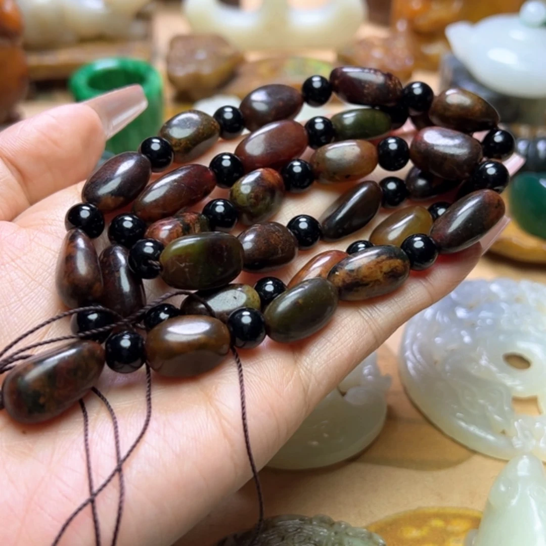 【闪购商品】蛇纹石玉颈饰未镶嵌