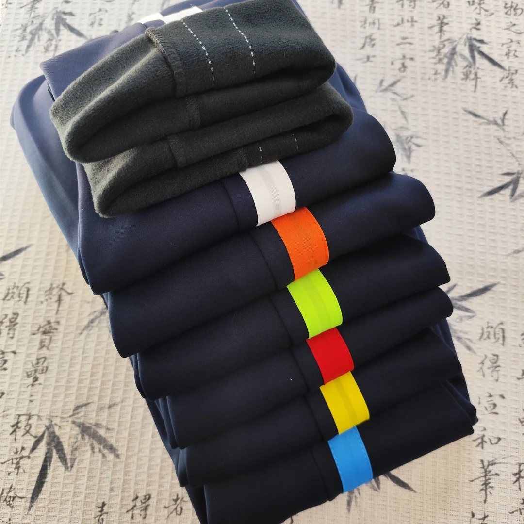 冬天松紧带学生防风运动裤运动长裤常规保暖中腰校服裤加绒加厚
