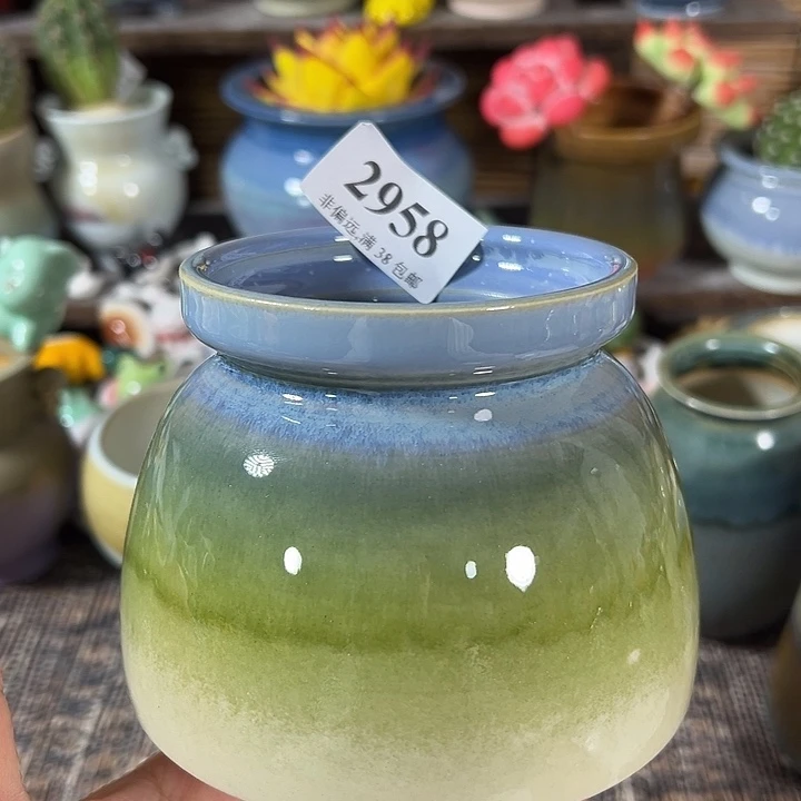 口7高9 手工花盆满30包邮