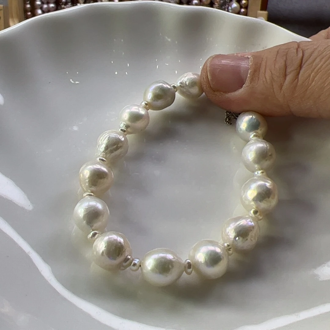 合金手绳淡水珍珠