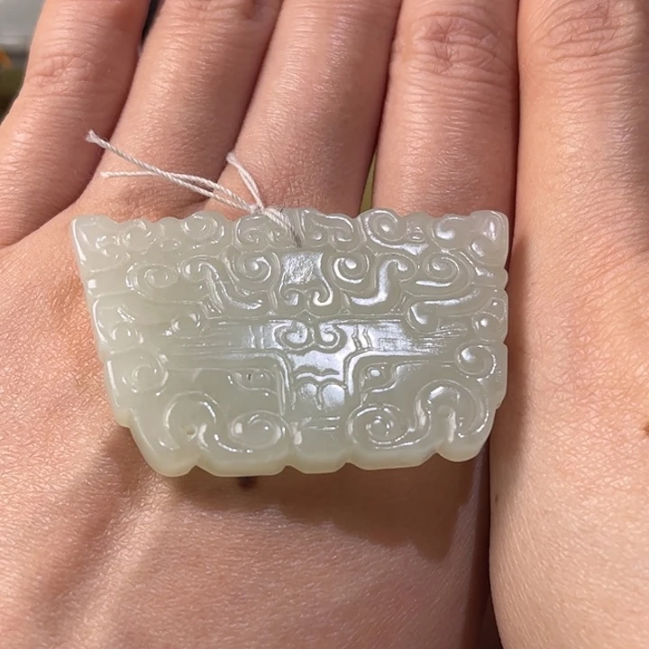 和田玉挂件未镶嵌线****5