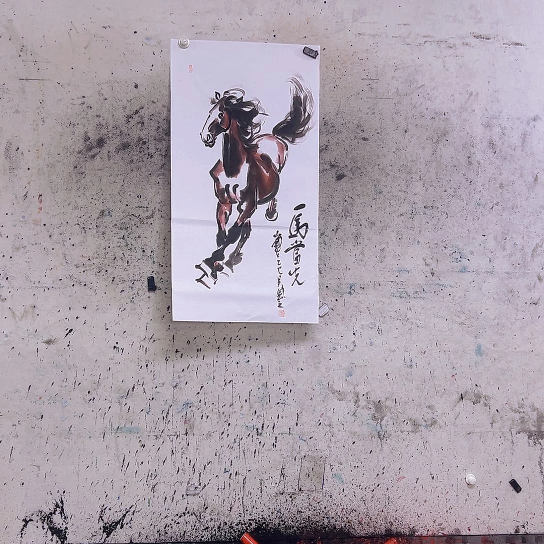 腾***哥国画三尺100x50cmcm