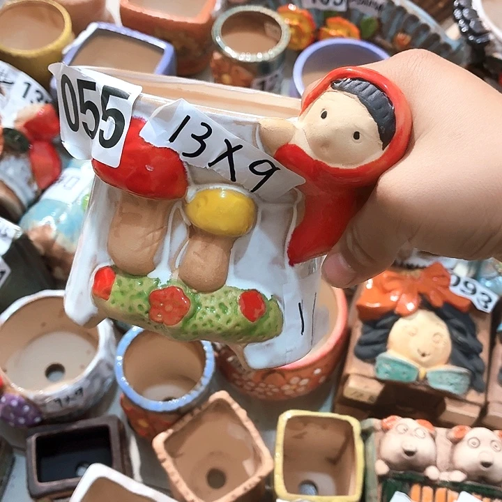 多肉花盆满15包邮